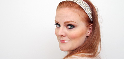 Ruskean sävyinen smoky eye -silmämeikki